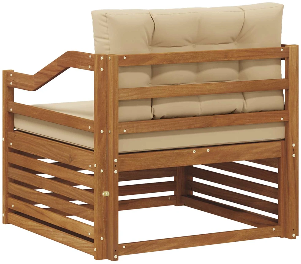 Lauko sofa Natūralus ir bežinis