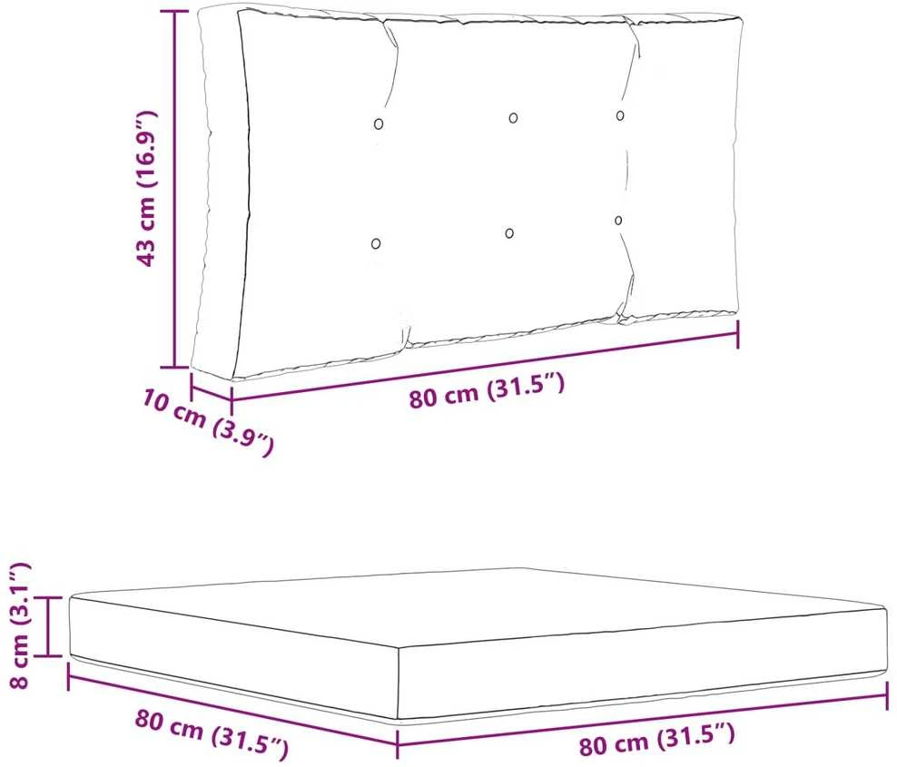Lauko sofa pagalvėlė Poliesteris Antracito 80 x 80 cm