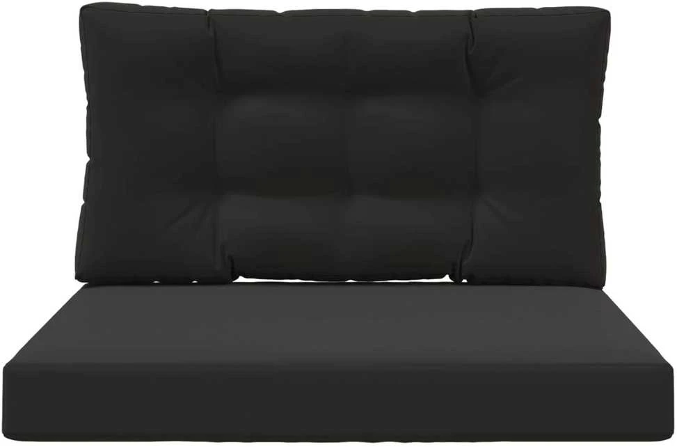 Lauko sofa pagalvėlė Poliesteris Juoda 80 x 80 cm