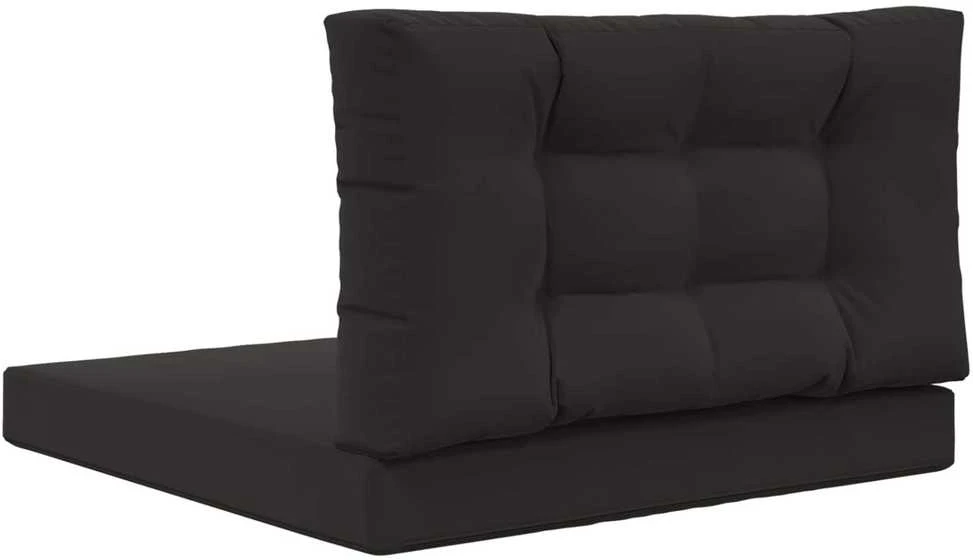 Lauko sofa pagalvėlė Poliesteris Juoda 80 x 80 cm