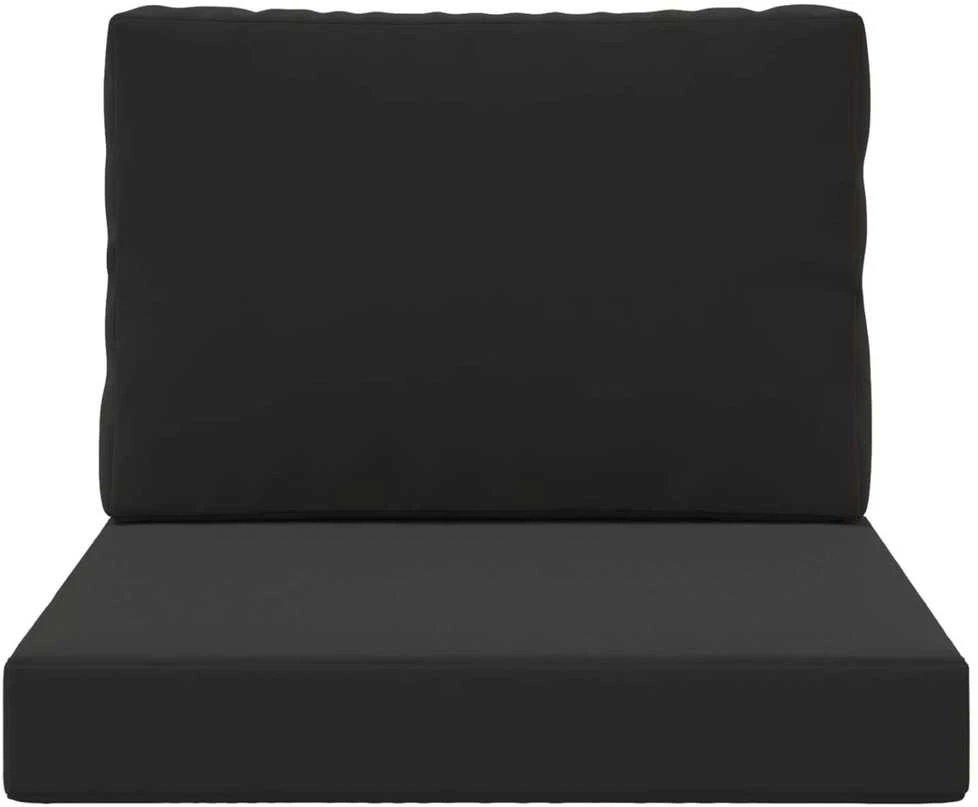 Lauko sofa pagalvėlė Poliesteris Juoda 60 x 60 cm