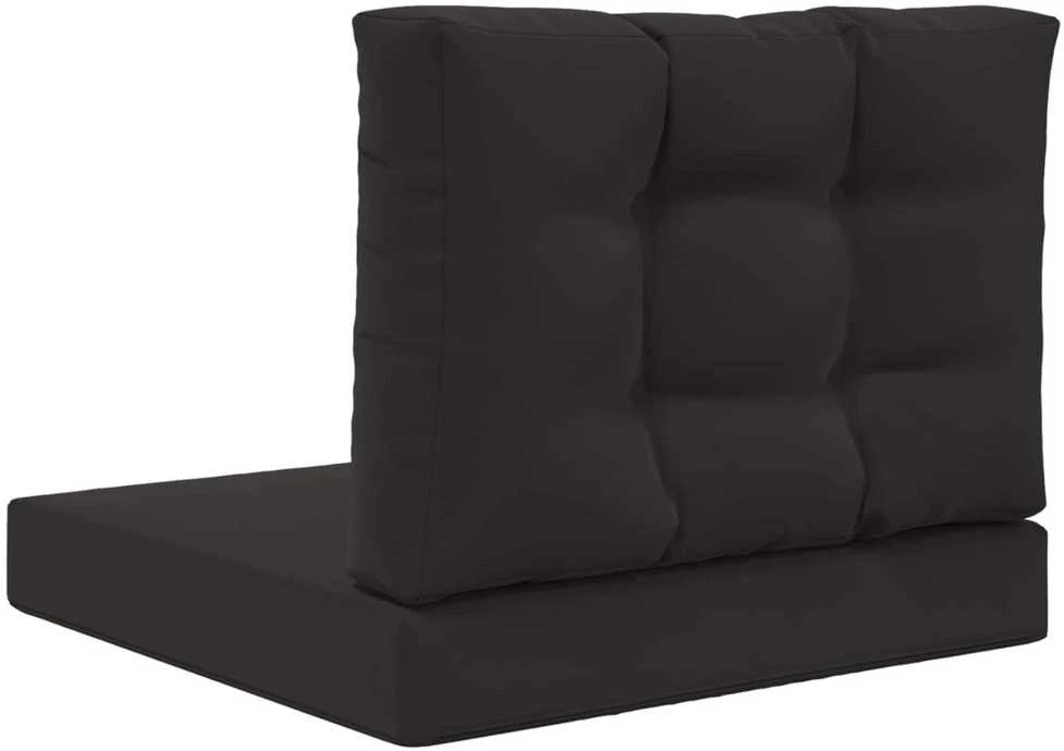Lauko sofa pagalvėlė Poliesteris Juoda 60 x 60 cm