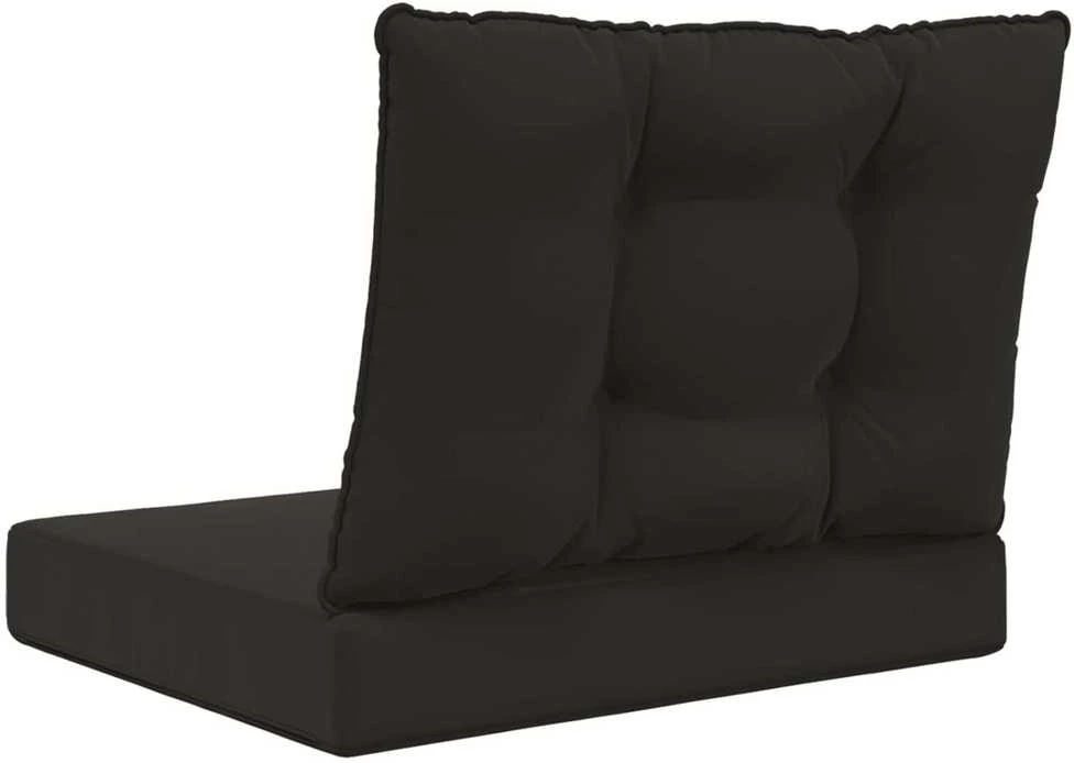 Lauko sofa pagalvėlė Poliesteris Juoda 60 x 50,5 cm