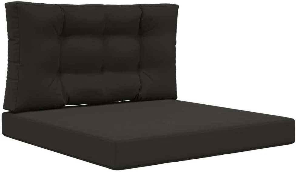 Lauko sofa pagalvėlė Poliesteris Juoda 80 x 80 cm