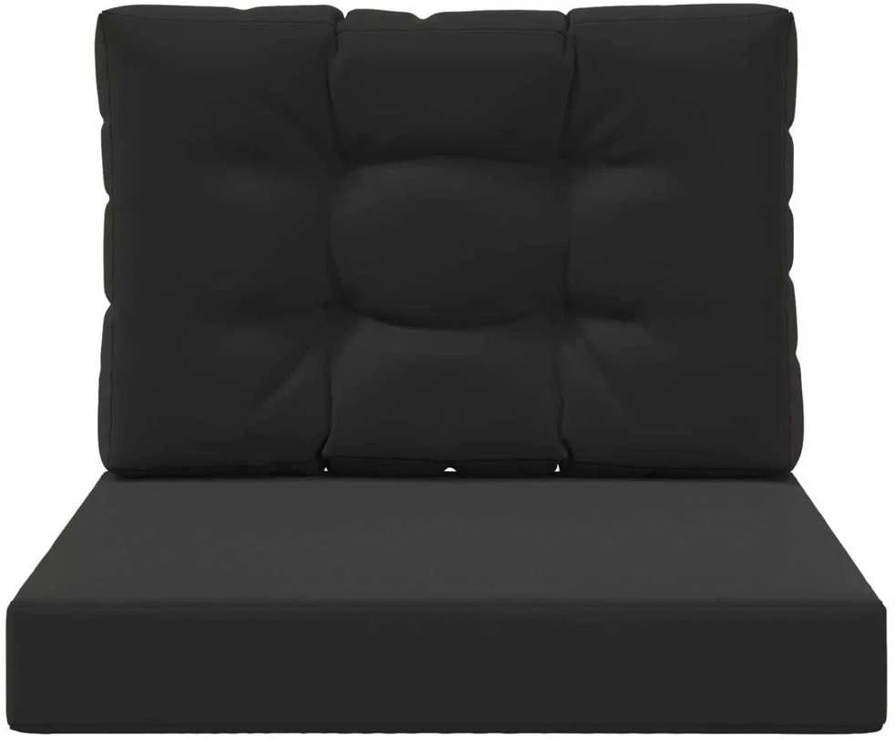 Lauko sofa pagalvėlė Poliesteris Juoda 60 x 60 cm