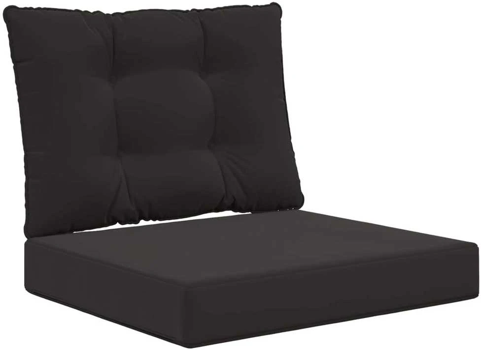Lauko sofa pagalvėlė Poliesteris Juoda 60 x 50,5 cm