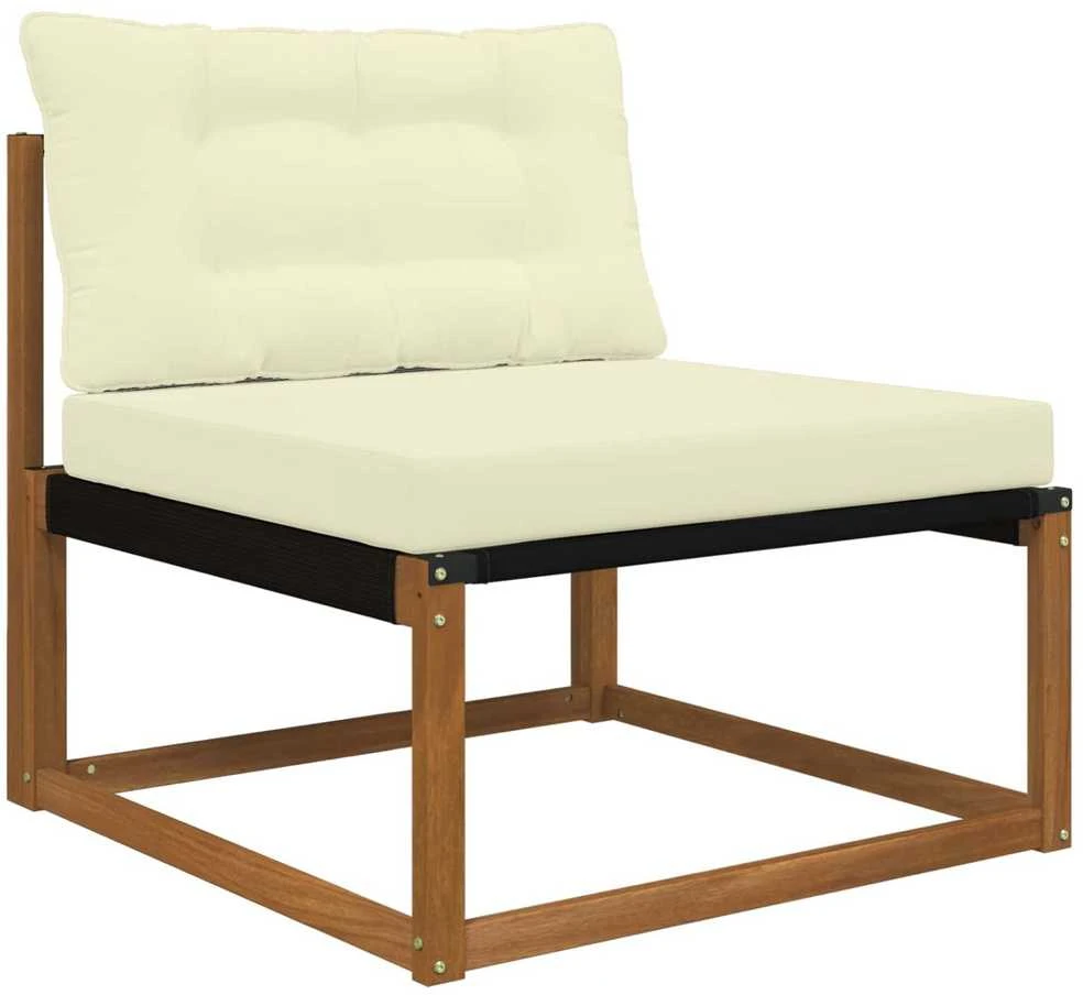 Lauko sofa pagalvėlė Poliesteris Kreminė 80 x 68,5 cm