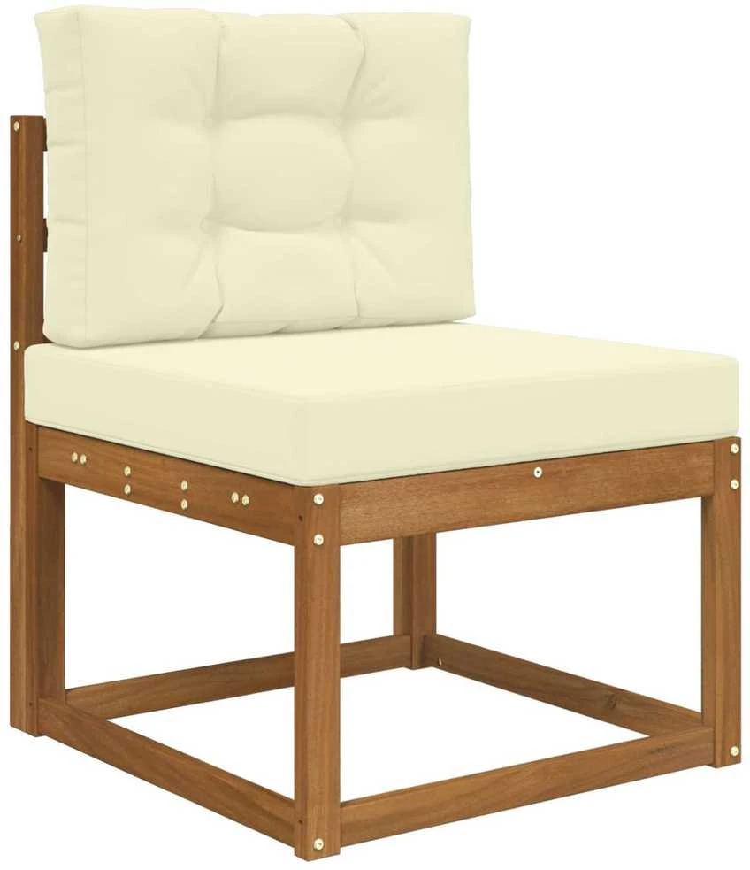 Lauko sofa pagalvėlė Poliesteris Kreminė 60 x 60 cm