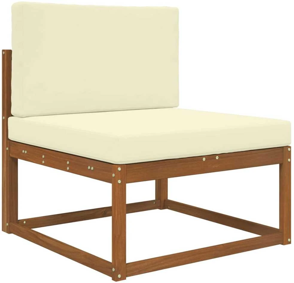 Lauko sofa pagalvėlė Poliesteris Kreminė 80 x 80 cm
