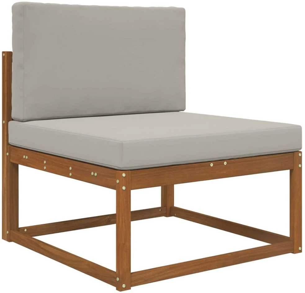 Lauko sofa pagalvėlė Poliesteris Pilka 80 x 80 cm