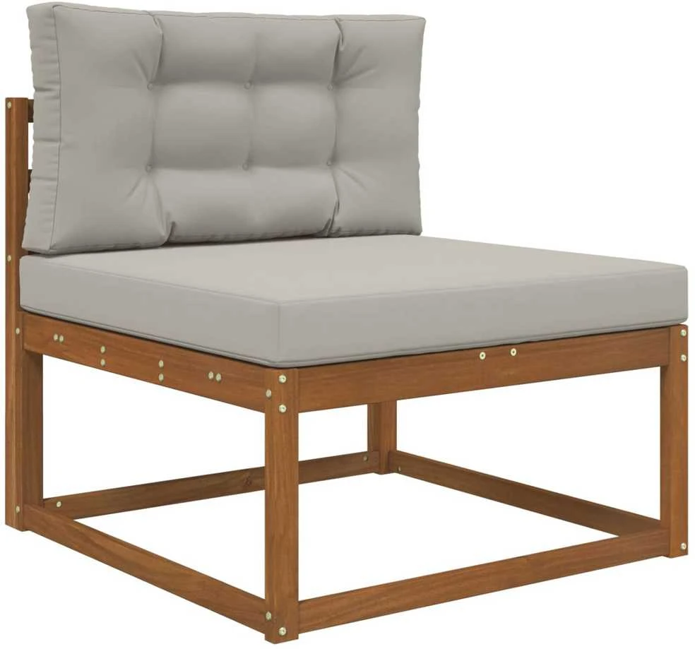 Lauko sofa pagalvėlė Poliesteris Pilka 80 x 80 cm