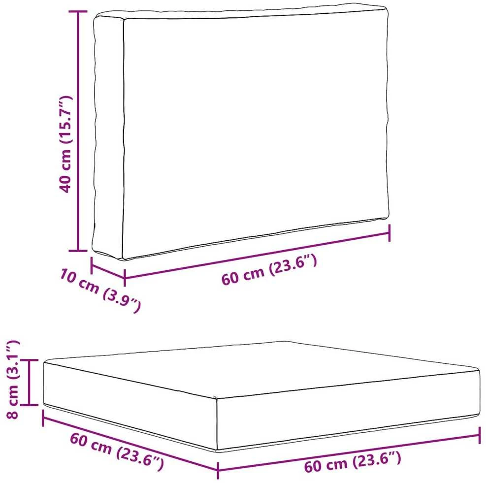Lauko sofa pagalvėlė Poliesteris Raudona 60 x 60 cm