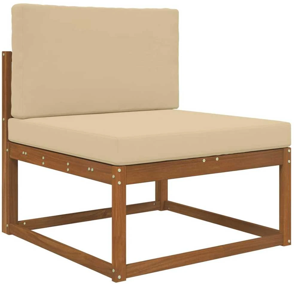Lauko sofa pagalvėlė Poliesteris Smėlio 80 x 80 cm