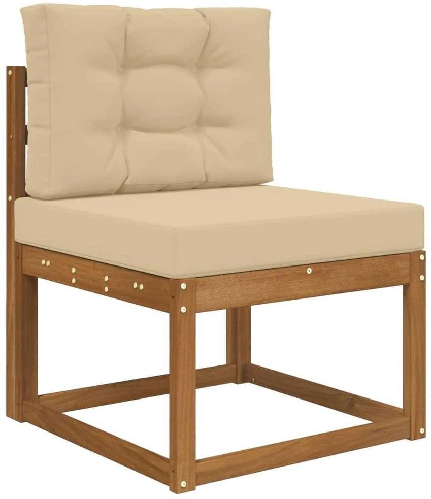 Lauko sofa pagalvėlė Poliesteris Smėlio 60 x 60 cm