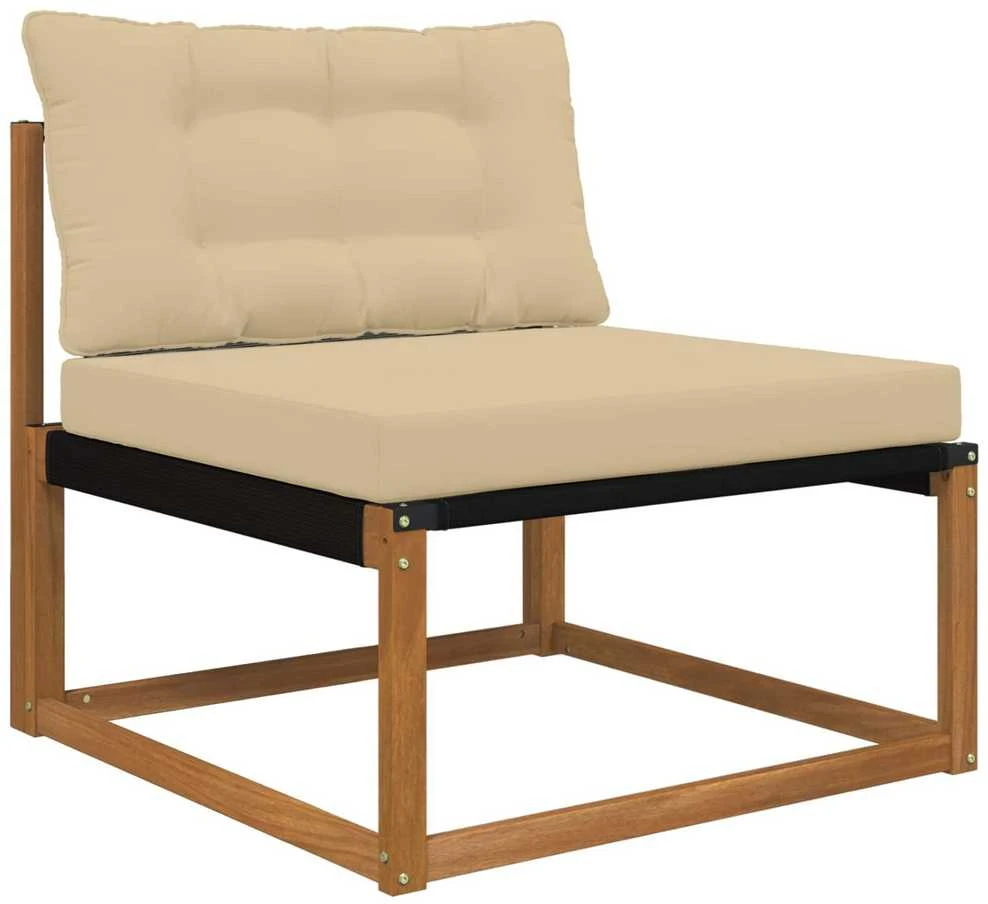 Lauko sofa pagalvėlė Poliesteris Smėlio 80 x 68,5 cm