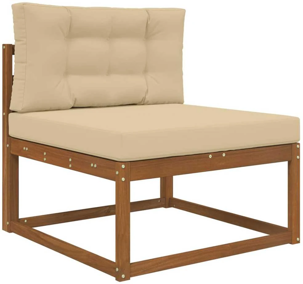 Lauko sofa pagalvėlė Poliesteris Smėlio 80 x 80 cm