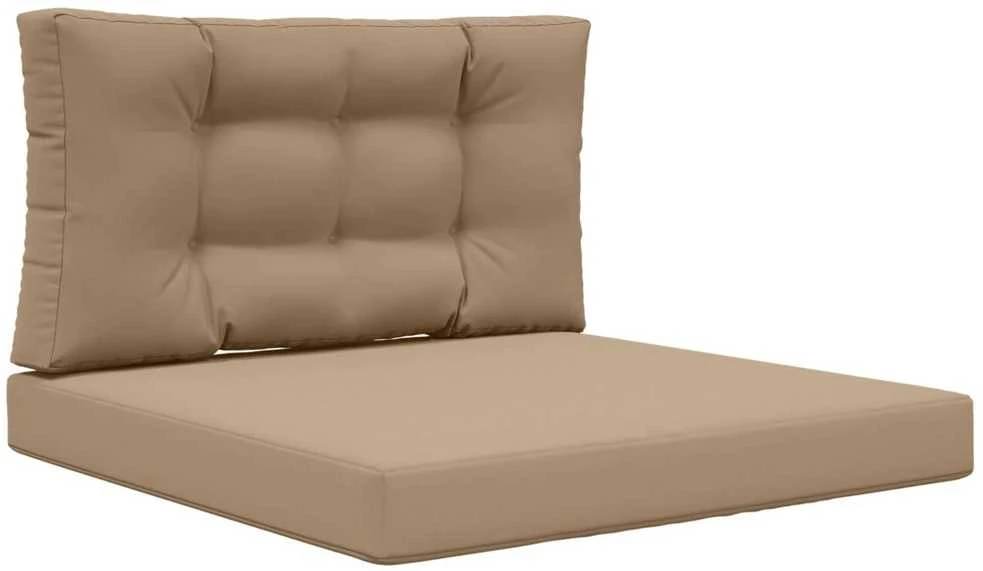Lauko sofa pagalvėlė Poliesteris Taupe 80 x 80 cm