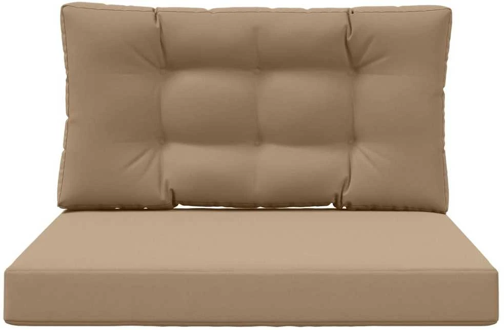 Lauko sofa pagalvėlė Poliesteris Taupe 80 x 80 cm