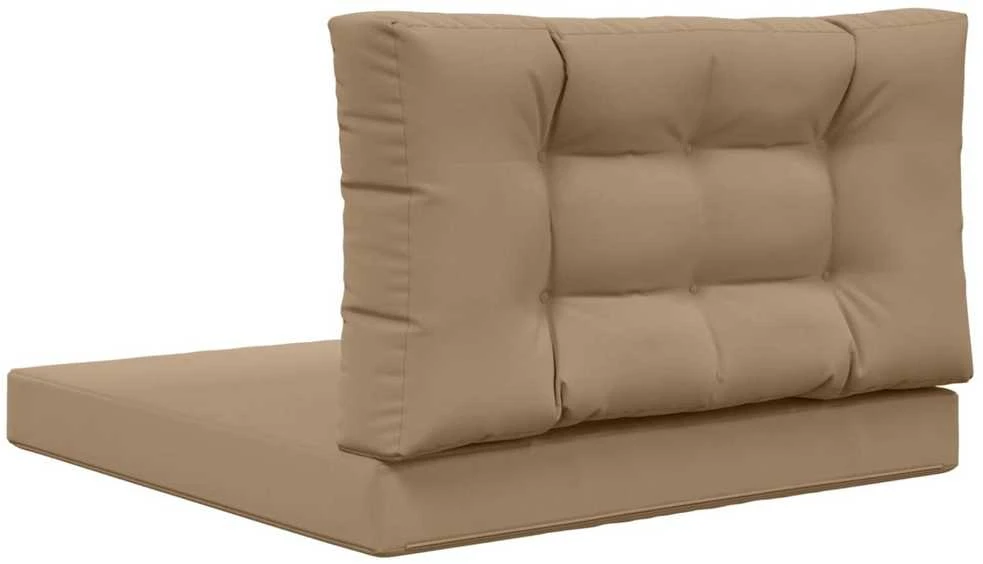 Lauko sofa pagalvėlė Poliesteris Taupe 80 x 80 cm