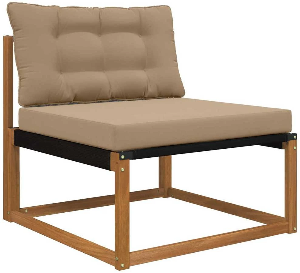 Lauko sofa pagalvėlė Poliesteris Taupe 80 x 68,5 cm