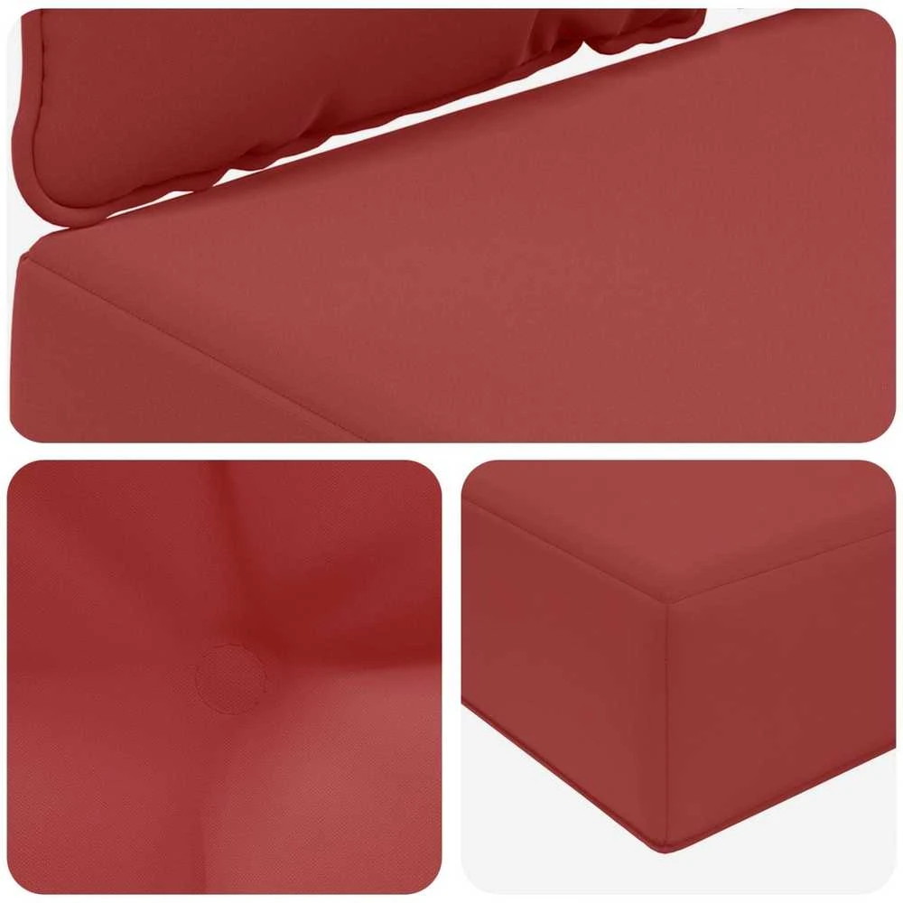 Lauko sofa pagalvėlė Poliesteris Vyno raudonumo 80 x 68,5 cm