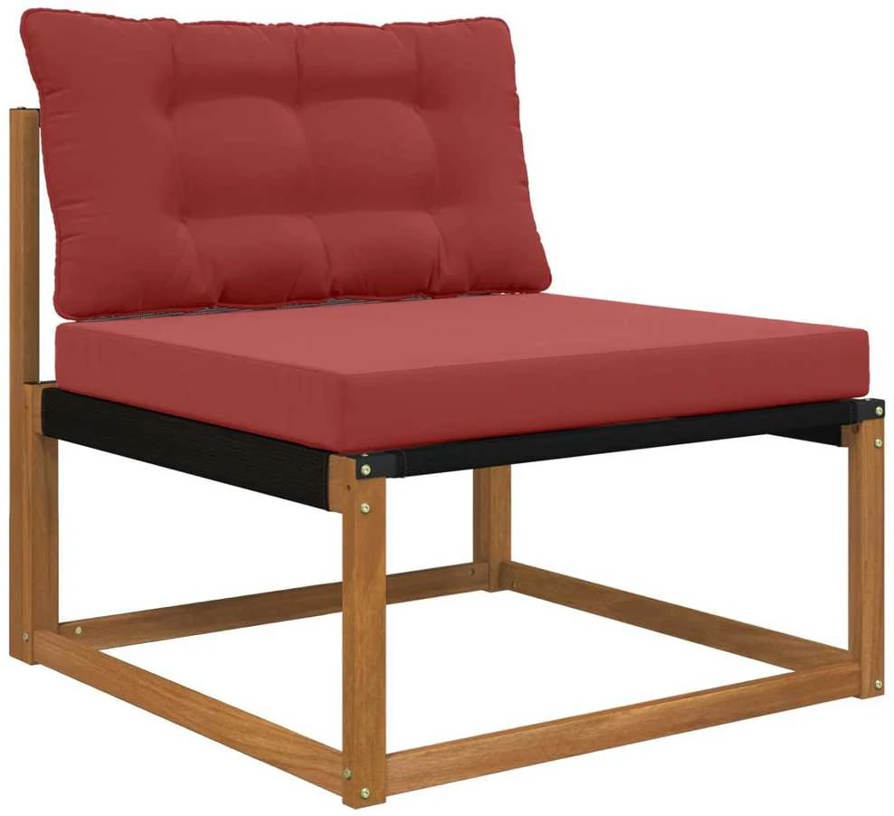 Lauko sofa pagalvėlė Poliesteris Vyno raudonumo 80 x 68,5 cm