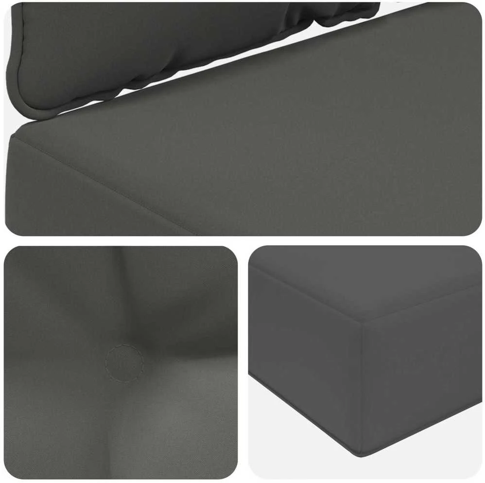 Lauko sofa pagalvėlė Poliesteris Antracito 50,5 x 50,5 cm