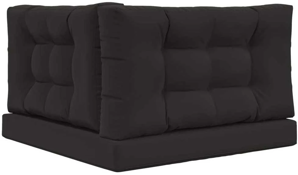 Lauko sofa pagalvėlė Poliesteris Juoda 80 x 80 cm