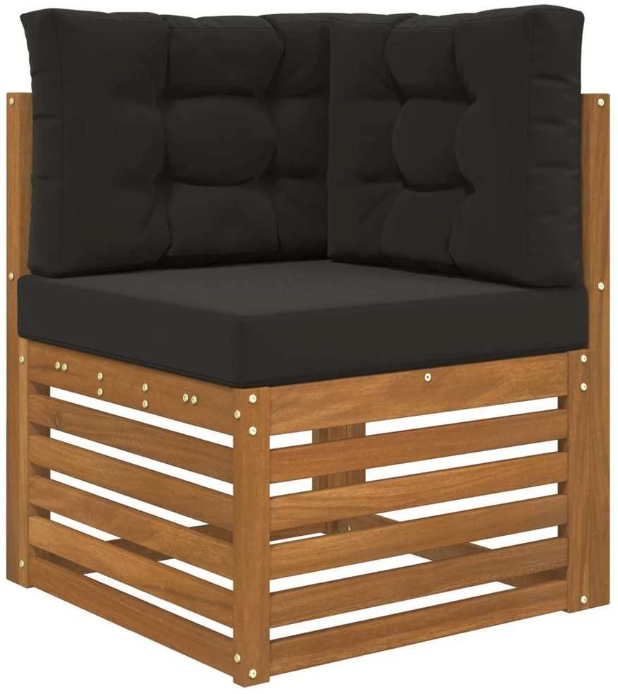 Lauko sofa pagalvėlė Poliesteris Juoda 60 x 60 cm