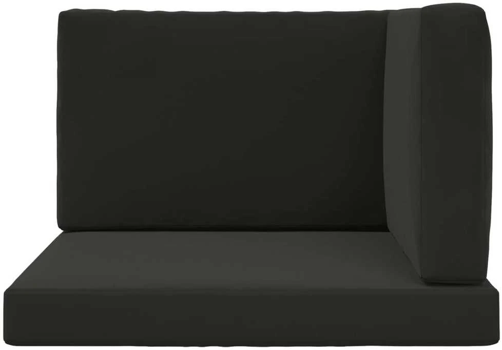 Lauko sofa pagalvėlė Poliesteris Juoda 80 x 80 cm