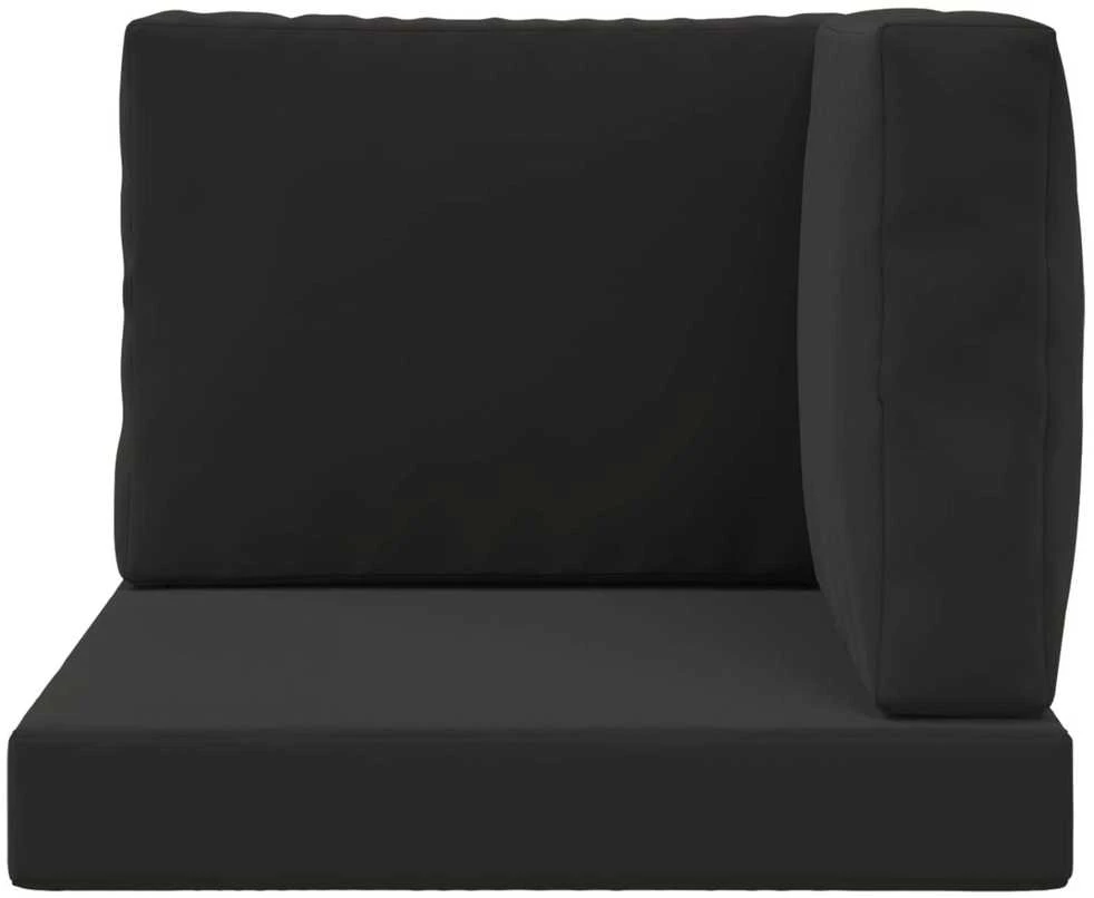 Lauko sofa pagalvėlė Poliesteris Juoda 60 x 60 cm