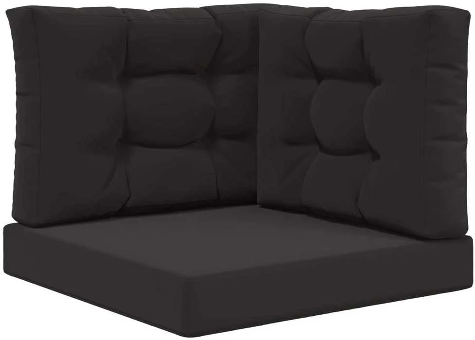 Lauko sofa pagalvėlė Poliesteris Juoda 60 x 60 cm