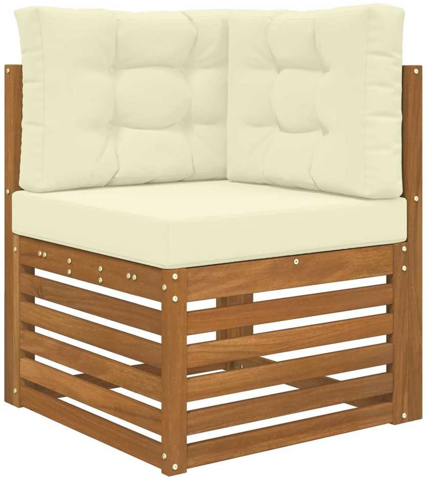 Lauko sofa pagalvėlė Poliesteris Kreminė 60 x 60 cm