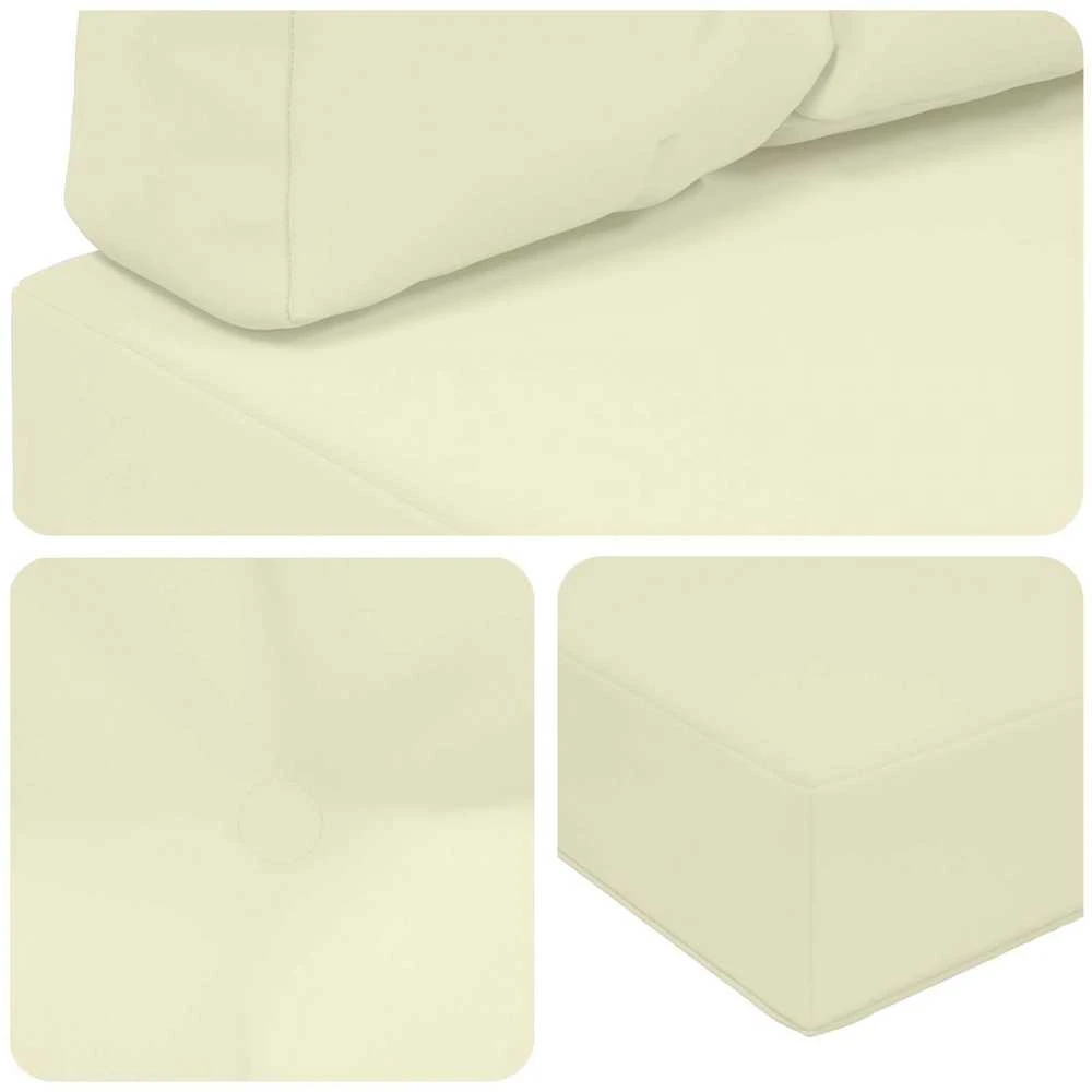 Lauko sofa pagalvėlė Poliesteris Kreminė 60 x 60 cm