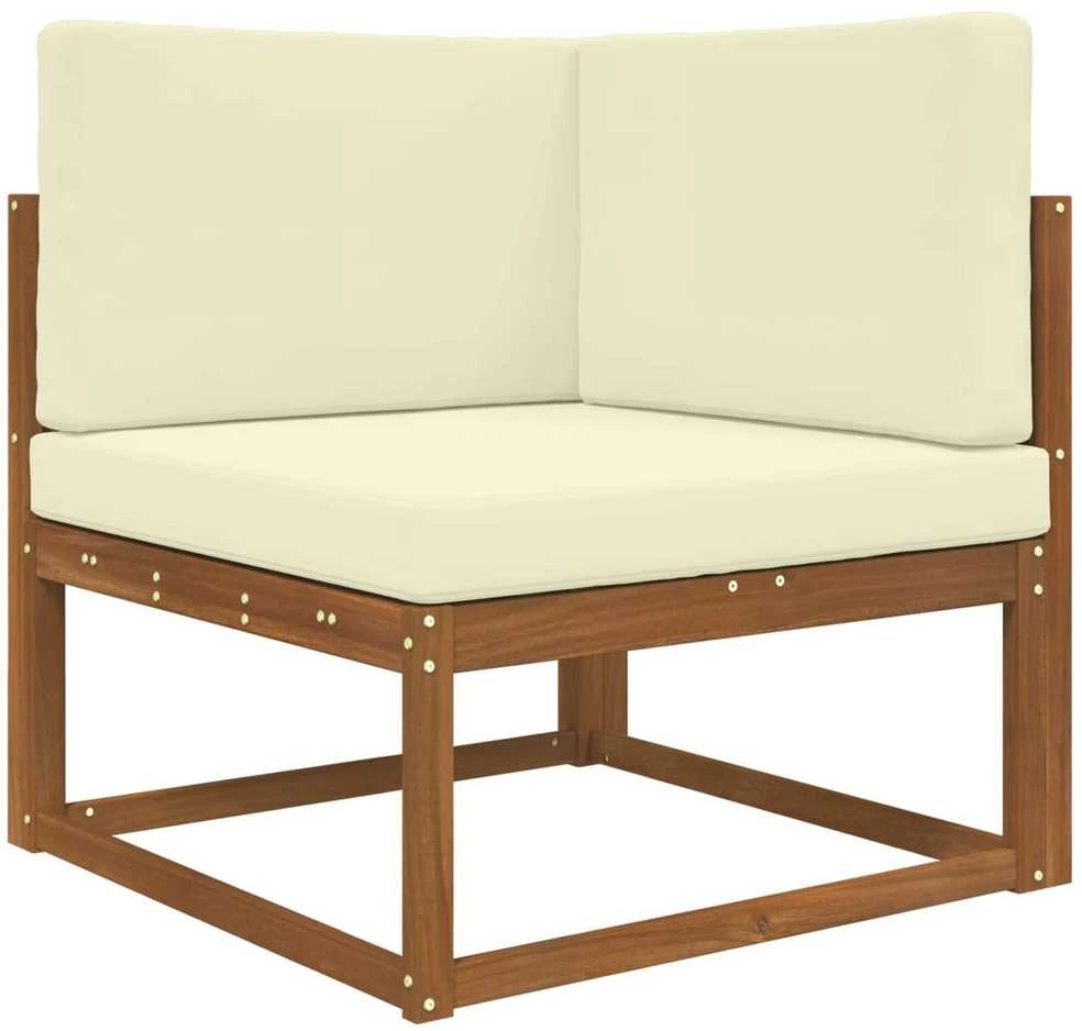 Lauko sofa pagalvėlė Poliesteris Kreminė 80 x 80 cm