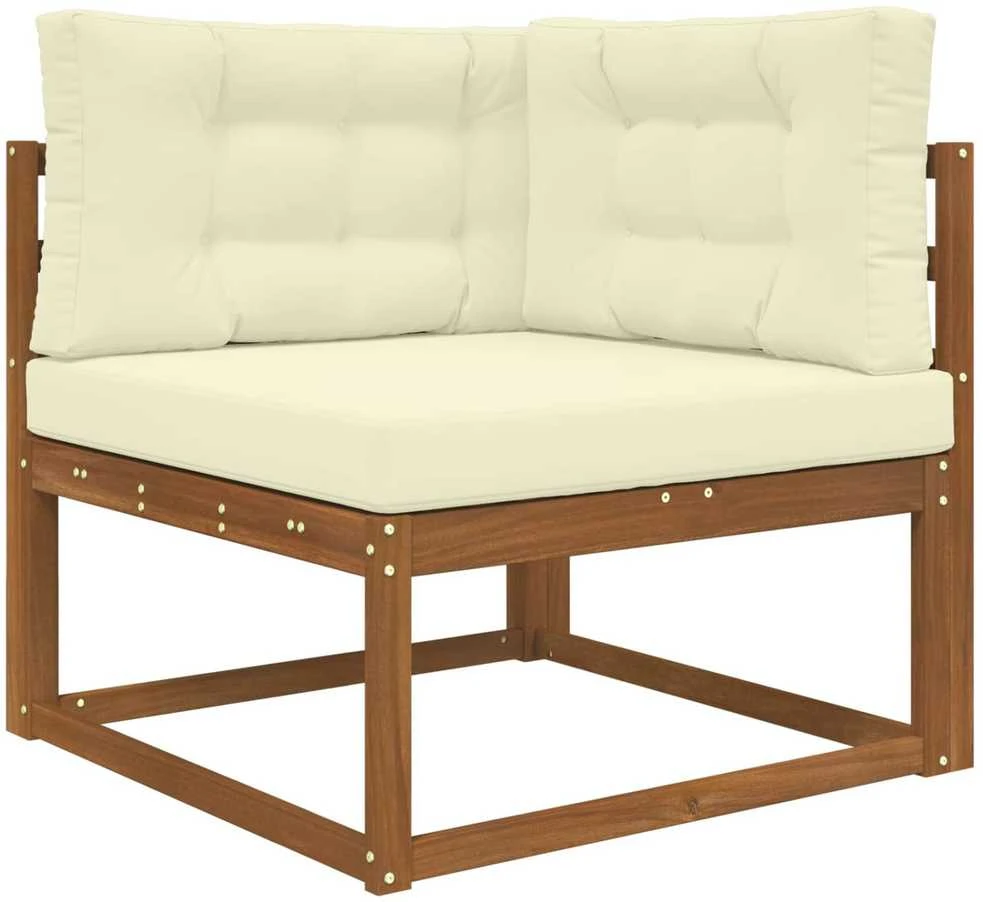 Lauko sofa pagalvėlė Poliesteris Kreminė 80 x 80 cm