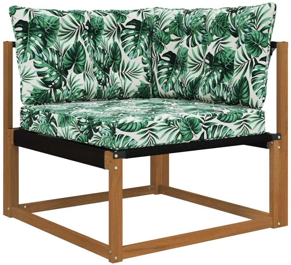 Lauko sofa pagalvėlė Poliesteris Lapų raštas 68,5 x 68,5 cm