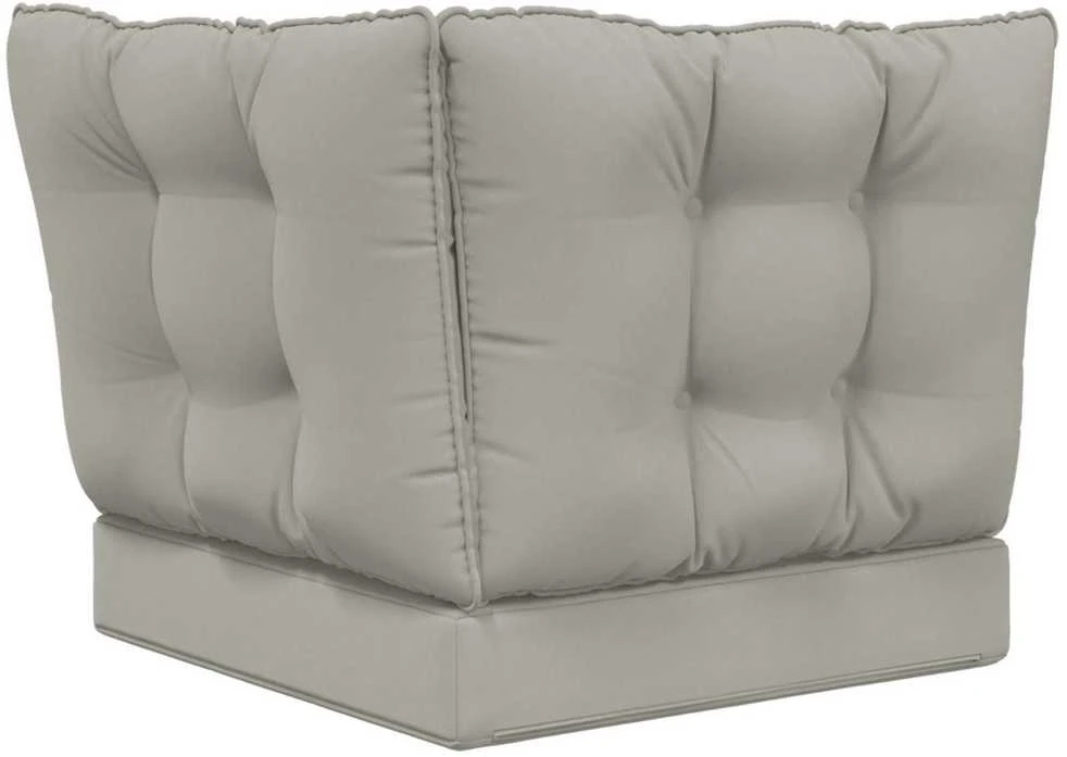 Lauko sofa pagalvėlė Poliesteris Pilka 50,5 x 50,5 cm