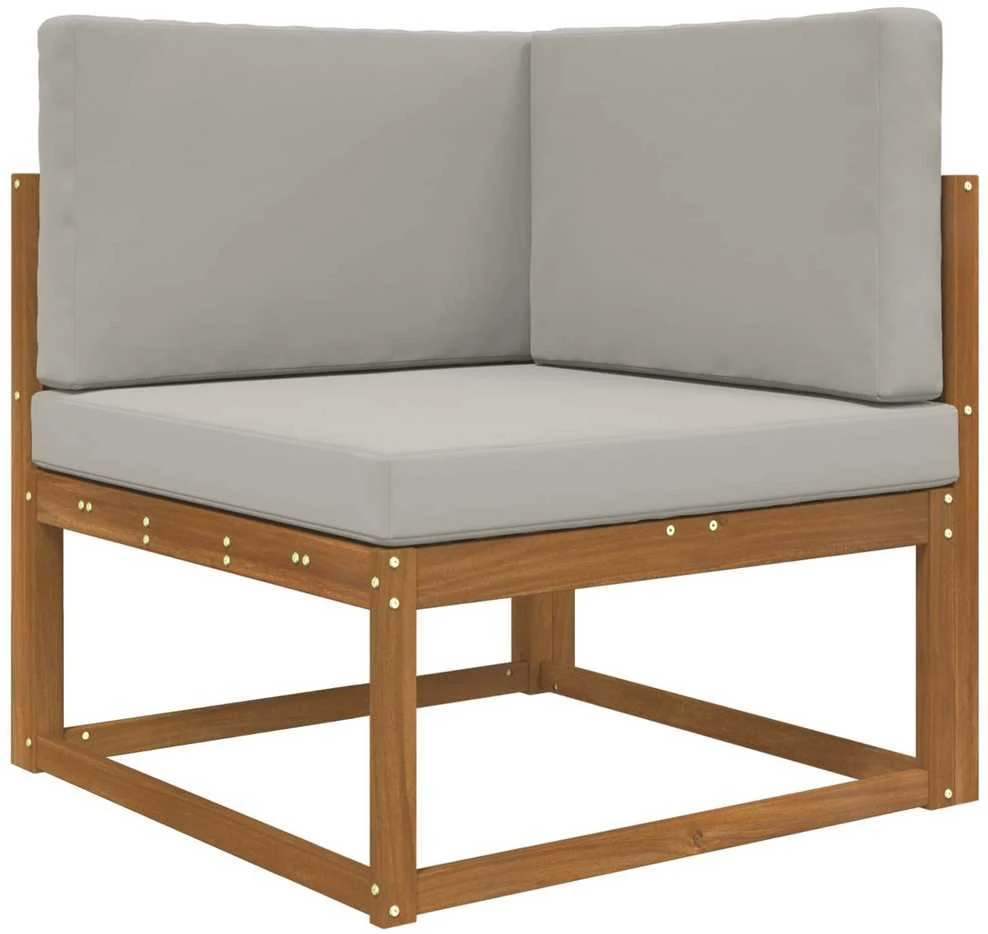 Lauko sofa pagalvėlė Poliesteris Pilka 80 x 80 cm