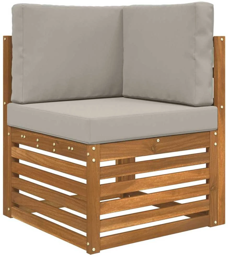 Lauko sofa pagalvėlė Poliesteris Pilka 60 x 60 cm