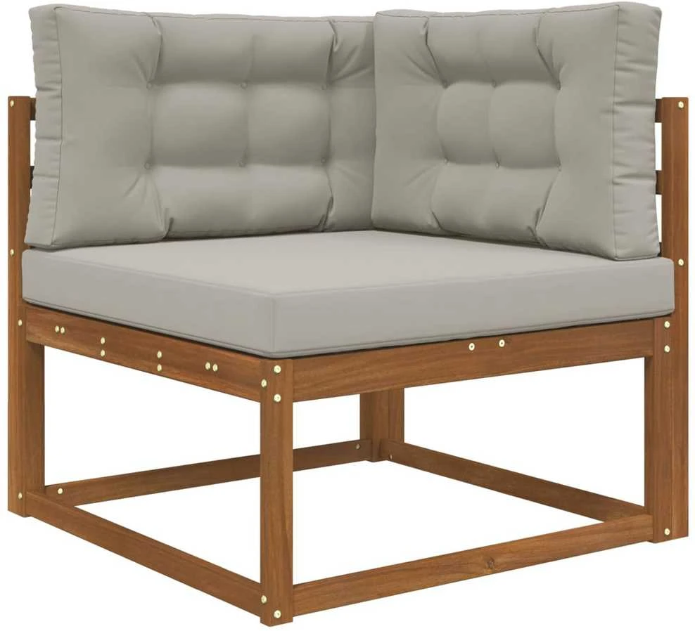 Lauko sofa pagalvėlė Poliesteris Pilka 80 x 80 cm