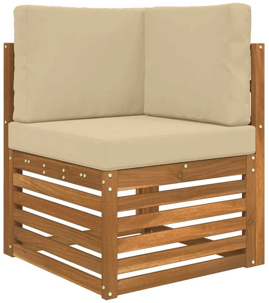 Lauko sofa pagalvėlė Poliesteris Smėlio 60 x 60 cm