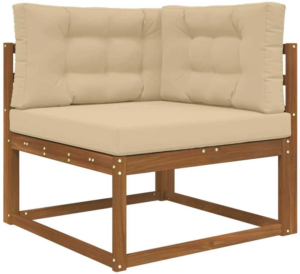 Lauko sofa pagalvėlė Poliesteris Smėlio 80 x 80 cm