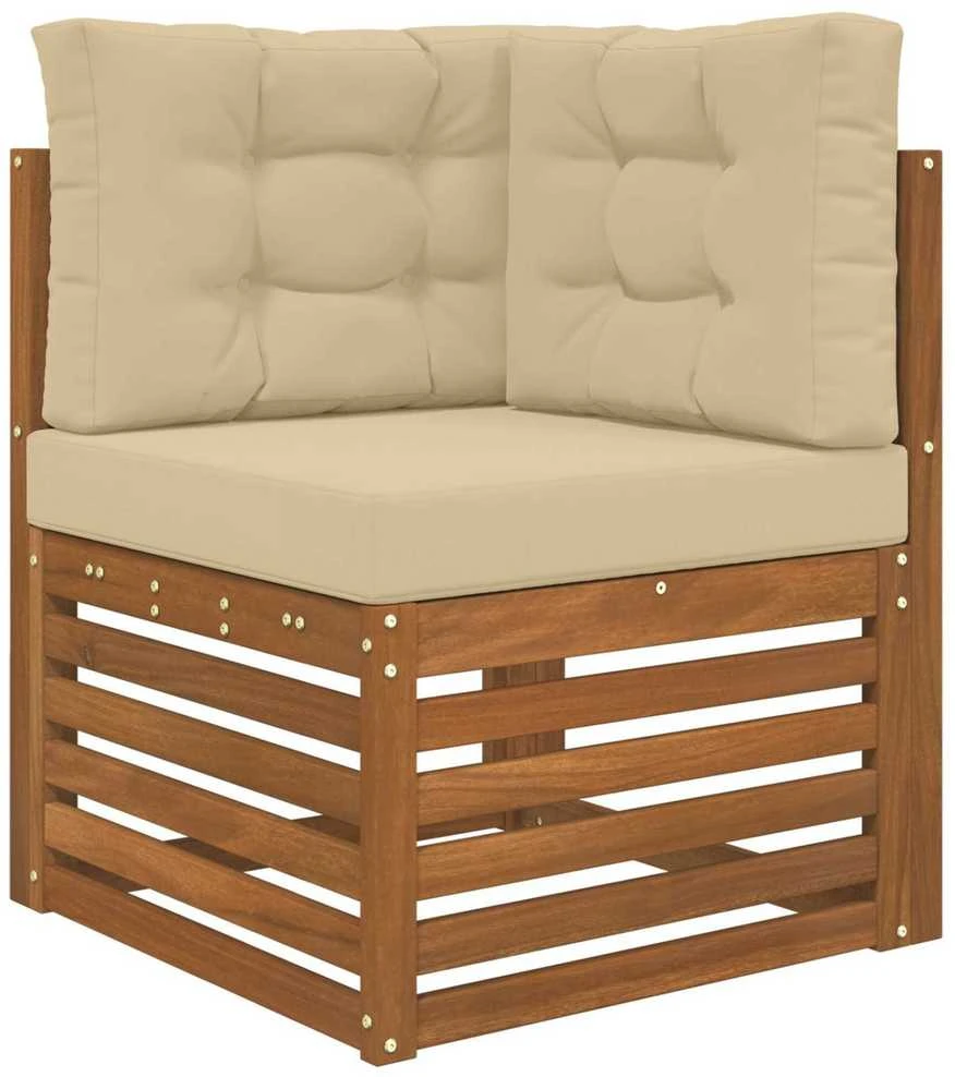 Lauko sofa pagalvėlė Poliesteris Smėlio 60 x 60 cm