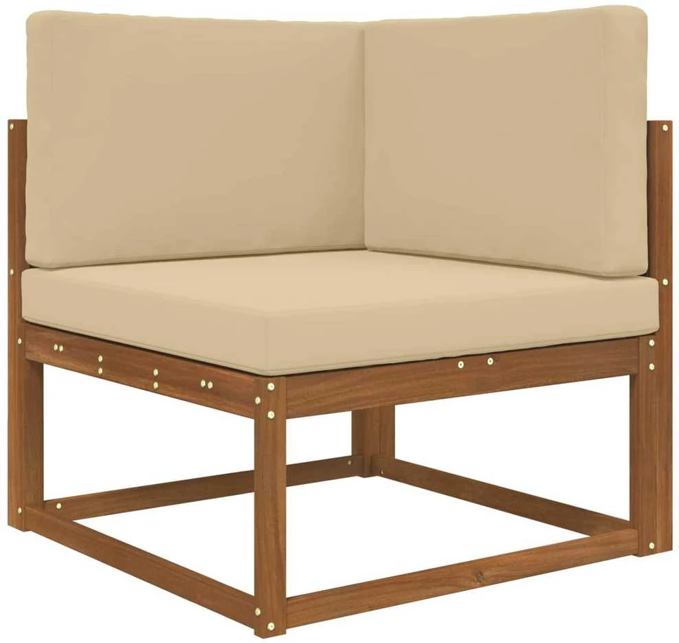 Lauko sofa pagalvėlė Poliesteris Smėlio 80 x 80 cm