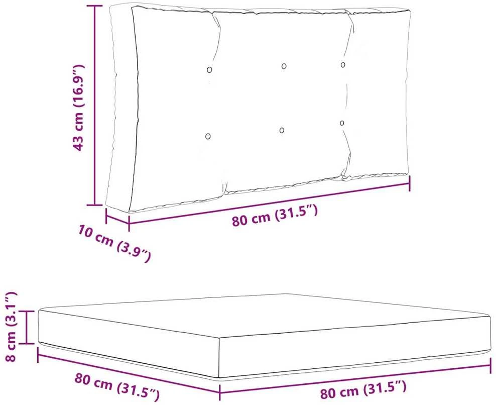 Lauko sofa pagalvėlė Poliesteris Smėlio 80 x 80 cm