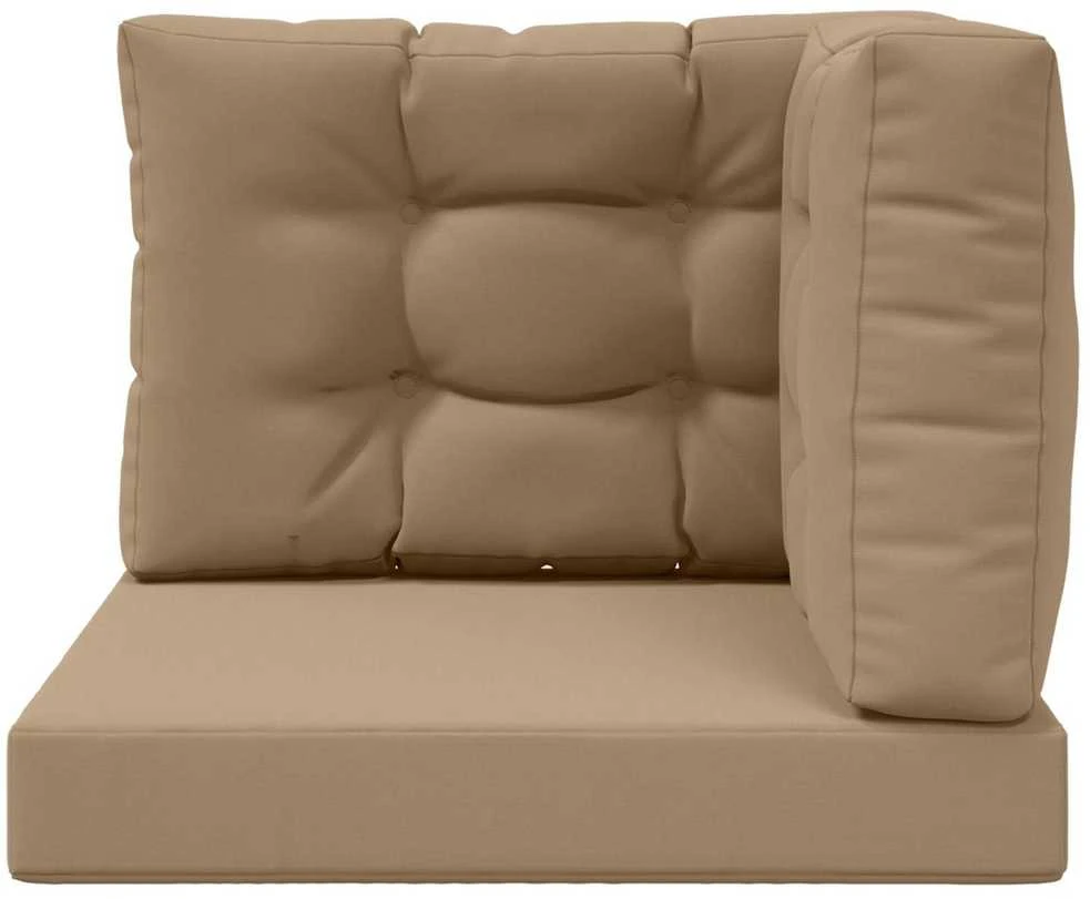 Lauko sofa pagalvėlė Poliesteris Taupe 60 x 60 cm