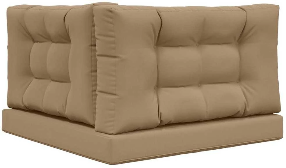 Lauko sofa pagalvėlė Poliesteris Taupe 80 x 80 cm