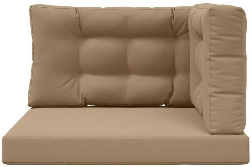 Lauko sofa pagalvėlė Poliesteris Taupe 80 x 80 cm