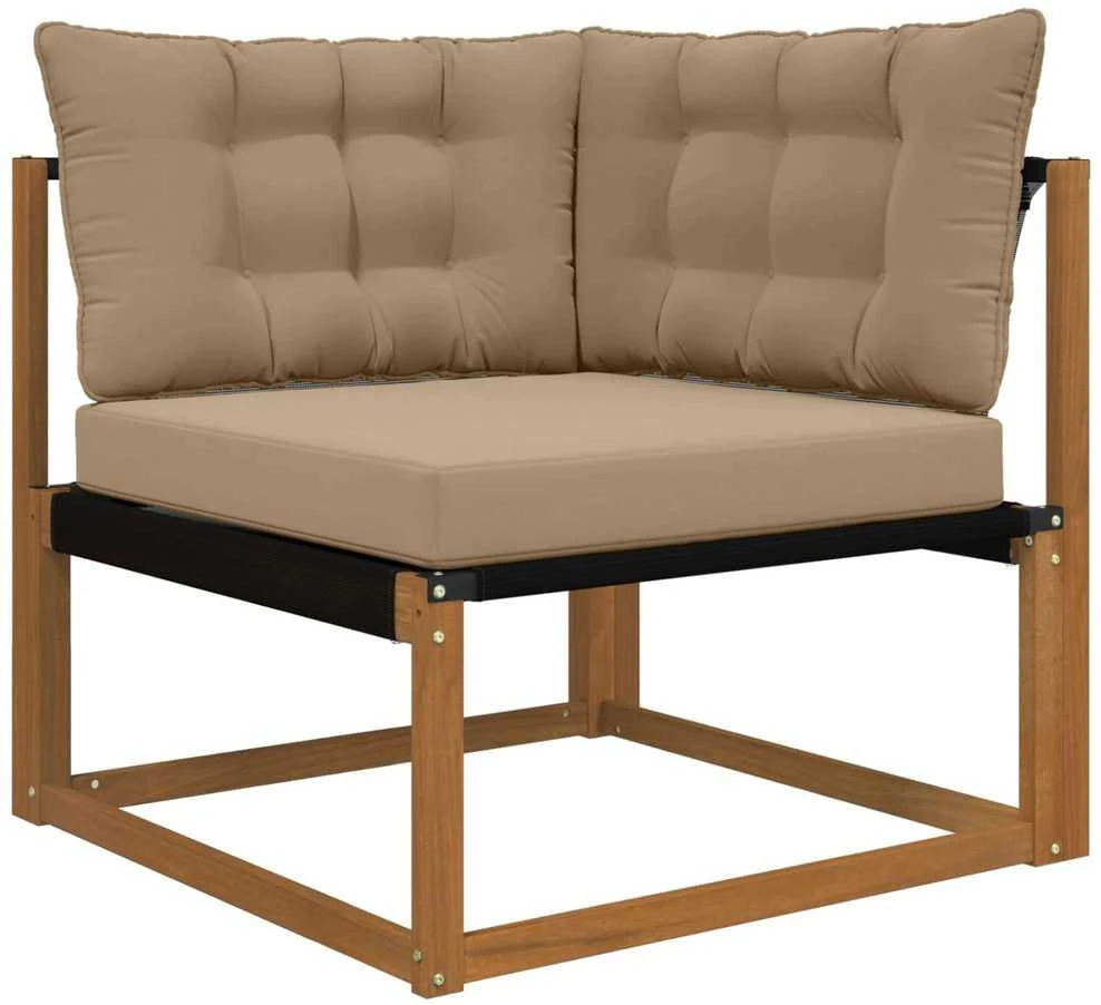 Lauko sofa pagalvėlė Poliesteris Taupe 68,5 x 68,5 cm